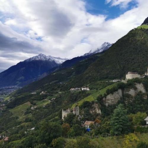 Blick auf Schloss Tirol