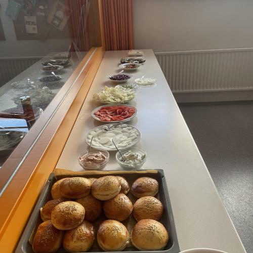 Buffet Burger im Kochunterricht 2023