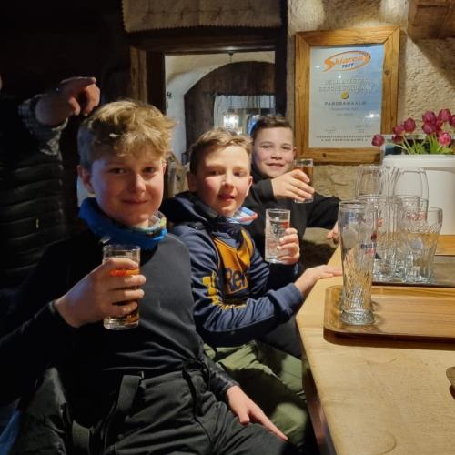 Schüler in der Wintersportwoche 2023